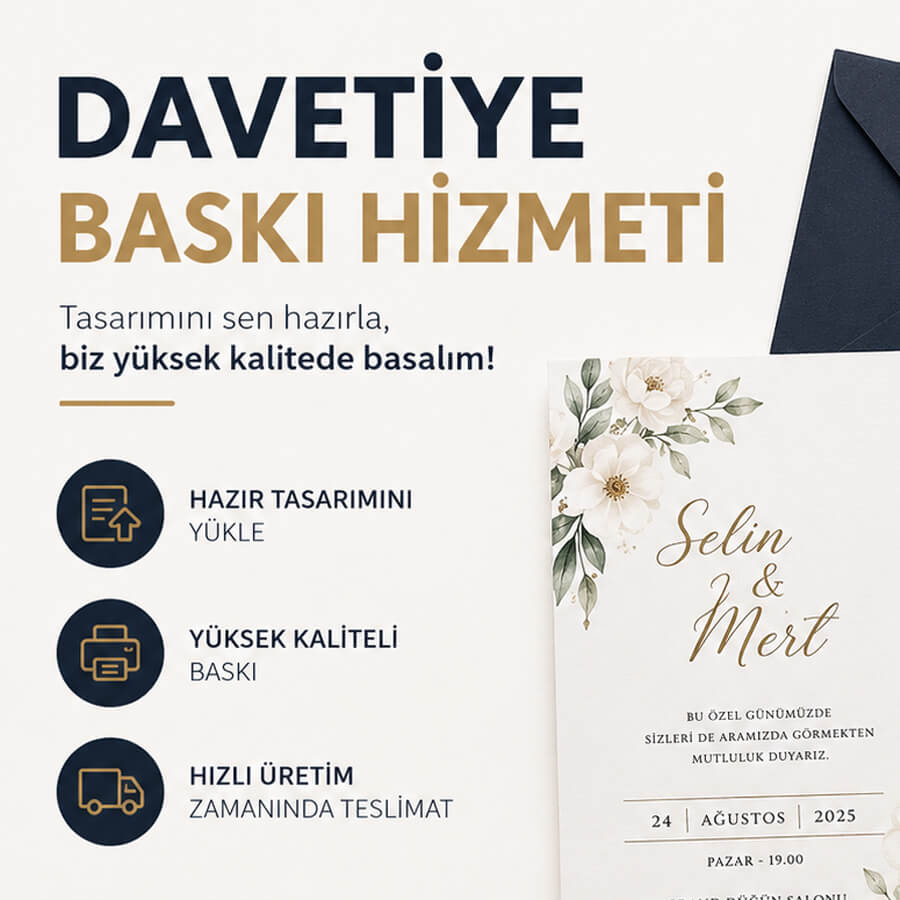 Davetiye Baskı Hizmeti